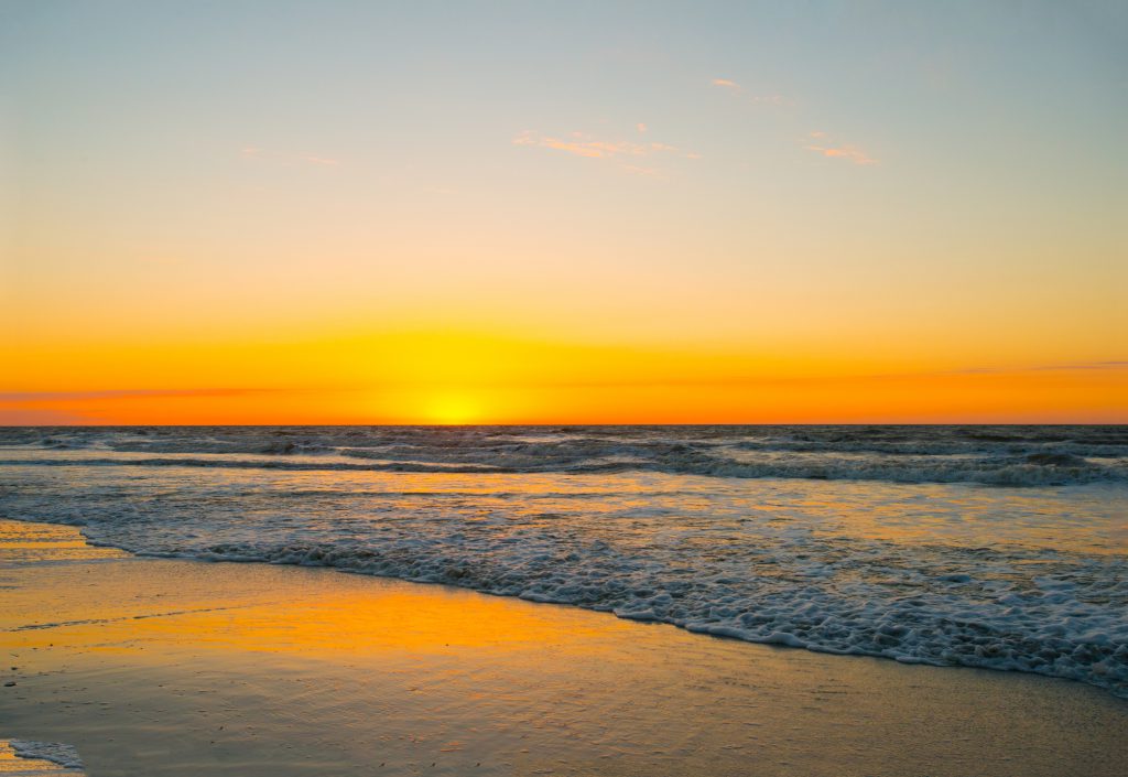 Sunrise on the Beach-Hilton Head Island South Carolina